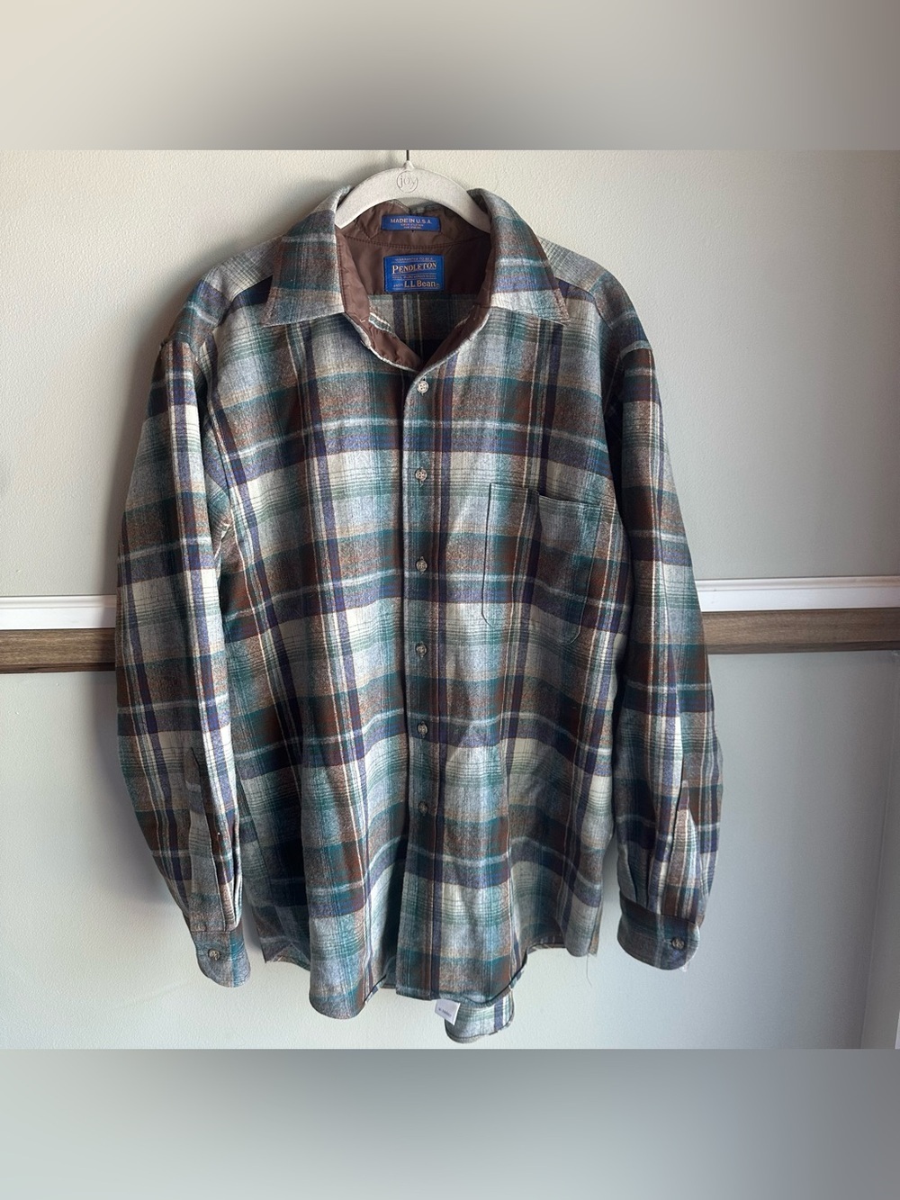 Pendleton x L.L. Bean 100% Pure Virgin Wool Button-up Shirt Plaid​
